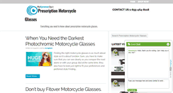 Desktop Screenshot of prescriptionmotorcycleglasses.com